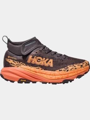 Hoka Speedgoat 6 Mid GTX női terepfutó cipő sötétkék színben 3