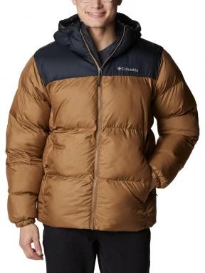 Columbia Puffect Hooded Jacket férfi télikabát barna színben 1