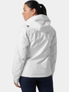 Helly Hansen W Crew Hooded Midl Jacket 2.0 női vitorlás kabát fehér színben 3