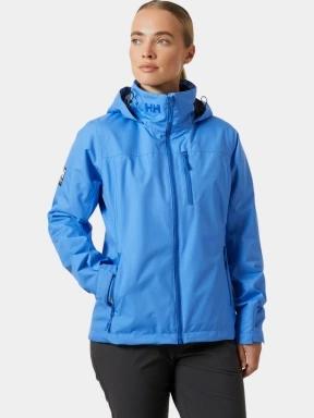 Helly Hansen W Crew Hooded Midl Jacket 2.0 női vitorlás kabát kék színben 1