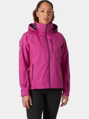 Helly Hansen W Crew Hooded Midl Jacket 2.0 női vitorlás kabát magenta színben 1