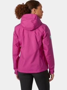 Helly Hansen W Crew Hooded Midl Jacket 2.0 női vitorlás kabát magenta színben 3