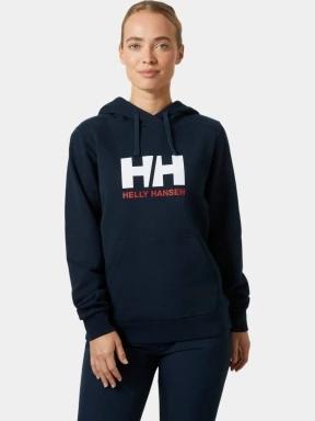 Helly Hansen W Hh Logo Hoodie 2.0 női kapucnis pulóver sötétkék színben 1