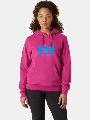 Helly Hansen W Hh Logo Hoodie 2.0 női kapucnis pulóver magenta színben 1