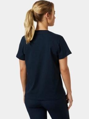 Helly Hansen W Hh Logo T-Shirt 2.0 női rövid ujjú póló sötétkék színben 3