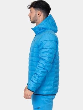 Spyder Zenith Hooded Down Jacket férfi átmeneti kabát kék színben 3