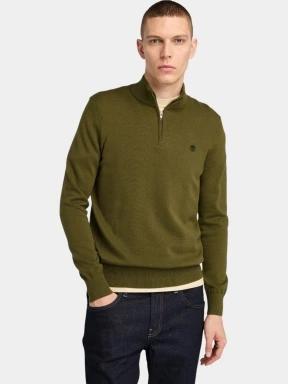 Cotton Yd 1/4 Zip Sweater