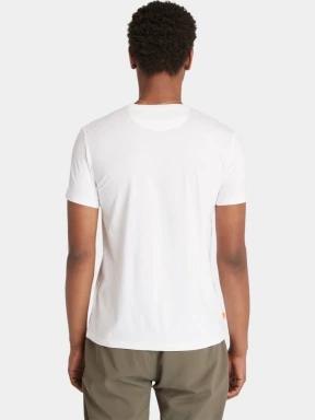 Timberland Short Sleeve Tee férfi rövid ujjú póló fehér színben 3