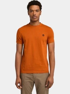 Timberland Short Sleeve Tee férfi rövid ujjú póló barna színben 1