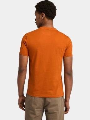 Timberland Short Sleeve Tee férfi rövid ujjú póló barna színben 3