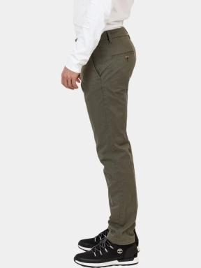 Timberland Twill Chino Pant férfi chino nadrág oliva színben 3