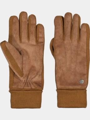 Barts Stephaney Gloves női kesztyű barna színben 1