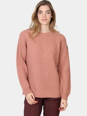 Fjallraven Övik Rib Sweater W női pulóver rózsaszín színben 1