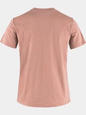 Fjallraven Fox Boxy Logo Tee W női rövid ujjú póló rózsaszín színben 3