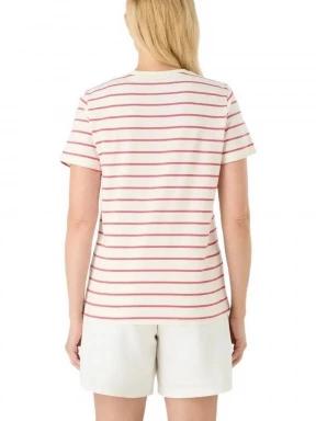 W Classic Striped Ss Tee