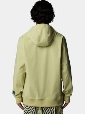 The North Face M Tekno Logo Hoodie férfi kapucnis pulóver zöld színben 3