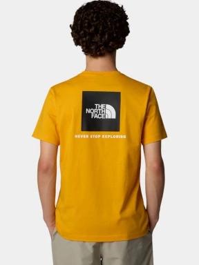 The North Face M S/S Redbox Tee férfi rövid ujjú póló sárga színben 3