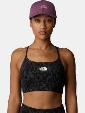 The North Face W Flex Light Bra Print női sportmelltartó szürke színben 1