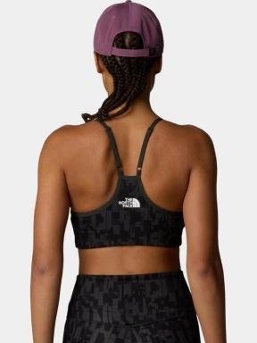 The North Face W Flex Light Bra Print női sportmelltartó szürke színben 3