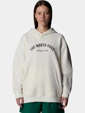 The North Face W Hoodie Varsity Graphic női kapucnis pulóver fehér színben 1