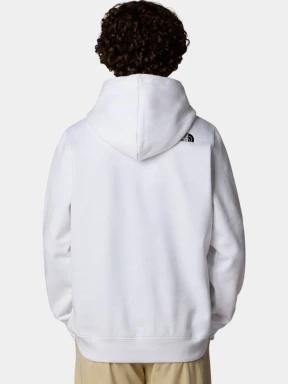 The North Face M Drew Peak Pullover Hoodie férfi kapucnis pulóver fehér színben 3