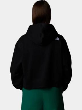 The North Face W Essential Crop Hoodie női kapucnis pulóver fekete színben 3