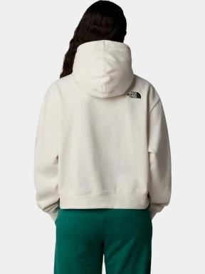 The North Face W Essential Crop Hoodie női kapucnis pulóver fehér színben 3