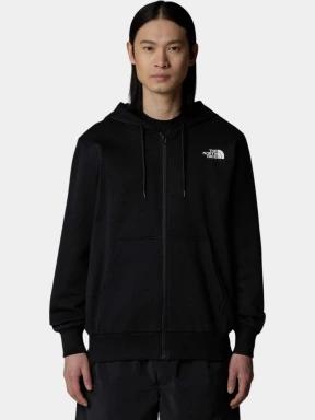 The North Face M Simple Dome Full Zip Hoodie férfi kapucnis pulóver fekete színben 1