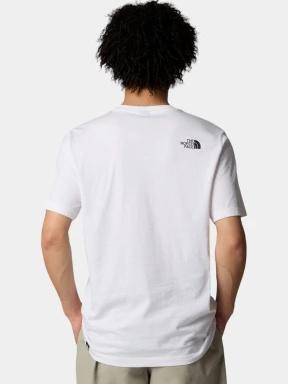 The North Face M S/S Easy Tee férfi rövid ujjú póló fehér színben 3