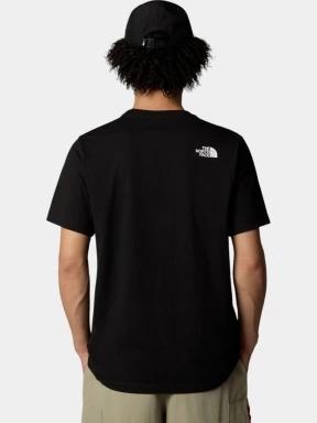 The North Face M S/S Easy Tee férfi rövid ujjú póló fekete színben 3