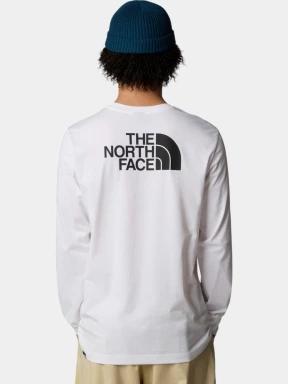 The North Face M L/S Easy Tee férfi hosszú ujjú póló fehér színben 3