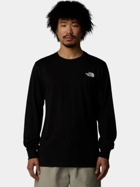 The North Face M L/S Easy Tee férfi hosszú ujjú póló fekete színben 1