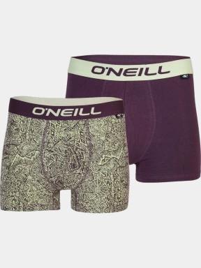 Men boxer O'Neill frozen wave oap & plain 2-pack