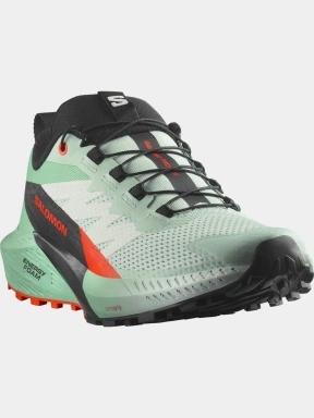 Salomon Sense Ride 5 W női terepfutó cipő zöld színben 1