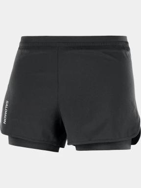 Salomon Cross 2In1 Shorts W női sport rövidnadrág fekete színben 1