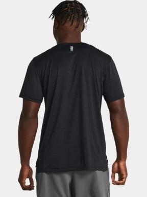 Under Armour UA Launch Shortsleeve férfi rövid ujjú sport póló fekete színben 3