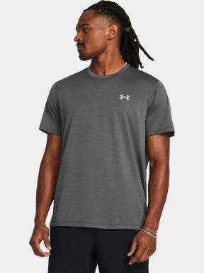 Under Armour UA Launch Shortsleeve férfi rövid ujjú sport póló szürke színben 1