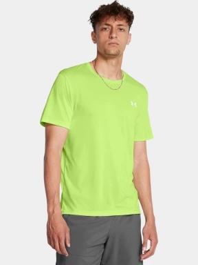 Under Armour UA Launch Shortsleeve férfi rövid ujjú sport póló zöld színben 1