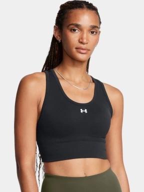 Under Armour Vanish Seamless Mid Bra női sportmelltartó fekete színben 1