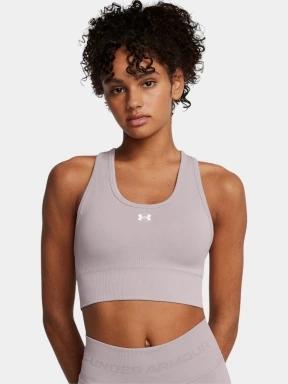 Under Armour Vanish Seamless Mid Bra női sportmelltartó szürke színben 1