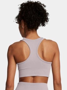 Under Armour Vanish Seamless Mid Bra női sportmelltartó szürke színben 3