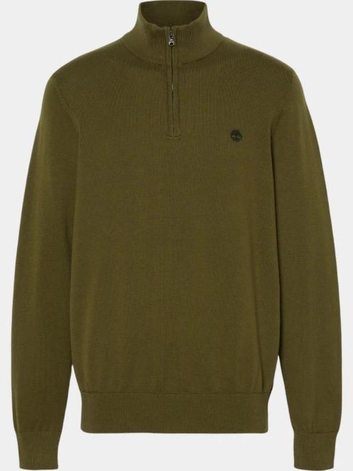 Cotton Yd 1/4 Zip Sweater