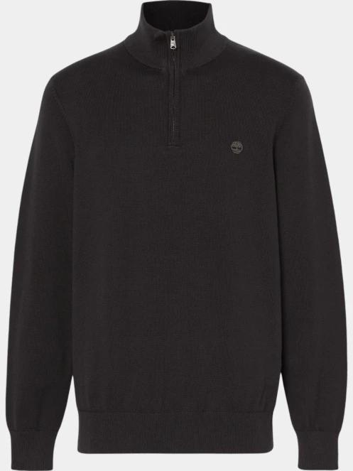 Cotton Yd 1/4 Zip Sweater